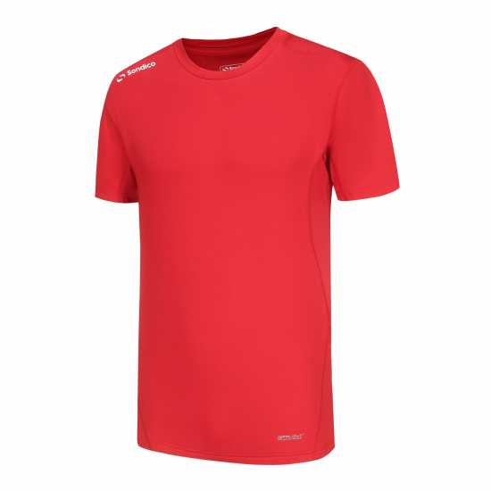 Sondico Core Base Short Sleeves Mens Red Мъжки долни дрехи