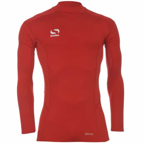 Sondico Base Mock Neck Mens Червено Мъжки долни дрехи