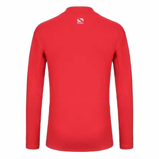 Sondico Base Mock Neck Mens Червено Мъжки долни дрехи