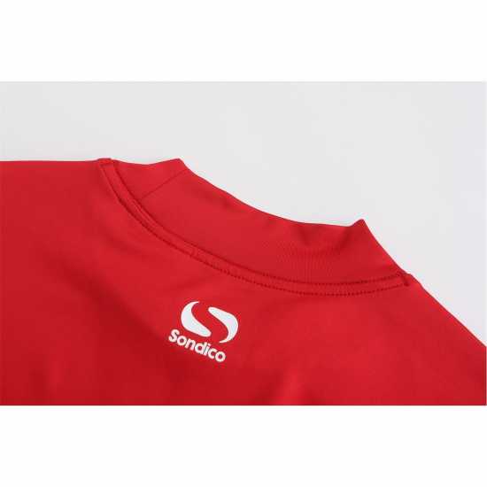 Sondico Base Mock Neck Mens Червено Мъжки долни дрехи