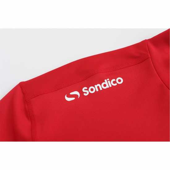 Sondico Base Mock Neck Mens Червено Мъжки долни дрехи