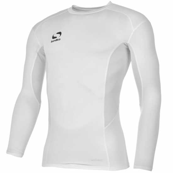Детски основен слой дрехи Sondico Компресиращ Основен Слой Long Sleeved Core Base Layer Junior Бяло Sondico Компресиращ Основен Слой Long Sleeved Core Base Layer Junior Бяло Детски основен слой дрехи