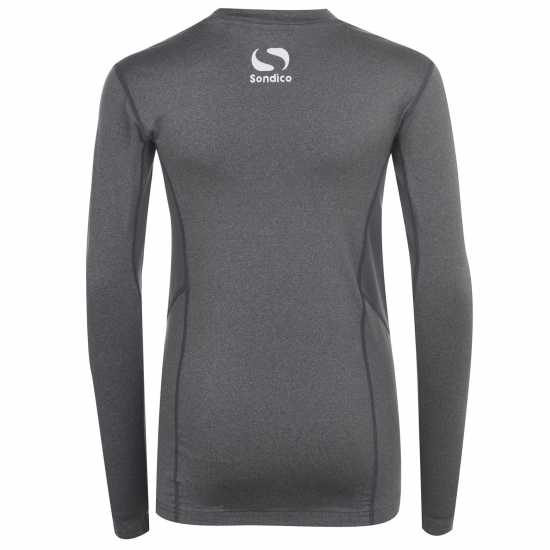 Детски основен слой дрехи Sondico Компресиращ Основен Слой Long Sleeved Core Base Layer Junior Сив марл Sondico Компресиращ Основен Слой Long Sleeved Core Base Layer Junior Сив марл Детски основен слой дрехи