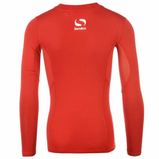 Sondico Компресиращ Основен Слой Long Sleeved Core Base Layer Junior Red Детски основен слой дрехи