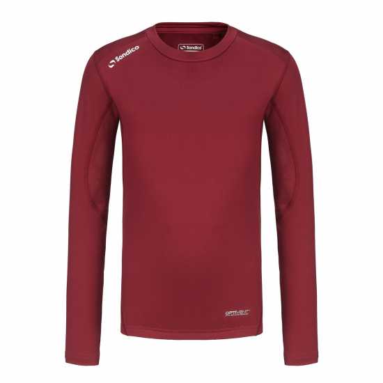 Детски основен слой дрехи Sondico Компресиращ Основен Слой Long Sleeved Core Base Layer Junior Бордово Sondico Компресиращ Основен Слой Long Sleeved Core Base Layer Junior Бордово Детски основен слой дрехи