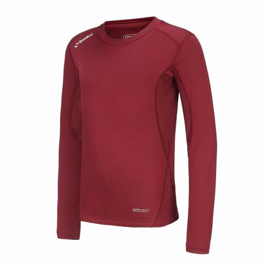 Детски основен слой дрехи Sondico Компресиращ Основен Слой Long Sleeved Core Base Layer Junior Бордово Sondico Компресиращ Основен Слой Long Sleeved Core Base Layer Junior Бордово Детски основен слой дрехи