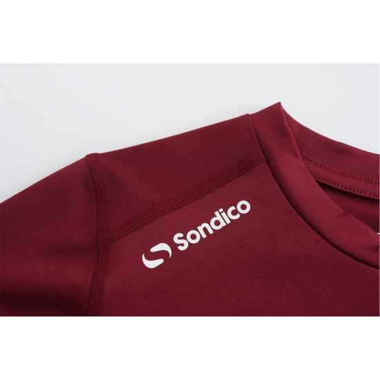 Sondico Компресиращ Основен Слой Long Sleeved Core Base Layer Junior Burgundy Детски основен слой дрехи