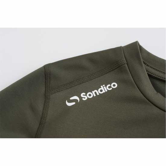 Sondico Компресиращ Основен Слой Long Sleeved Core Base Layer Junior Olive Детски основен слой дрехи