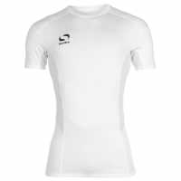 Sondico Core Baselayer Short Sleeves Juniors White Детски основен слой дрехи