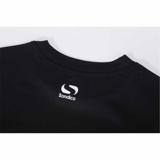 Sondico Core Baselayer Short Sleeves Juniors Black Детски основен слой дрехи