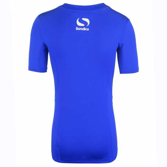 Детски основен слой дрехи Sondico Core Baselayer Short Sleeves Juniors Морска синьо Sondico Core Baselayer Short Sleeves Juniors Морска синьо Детски основен слой дрехи