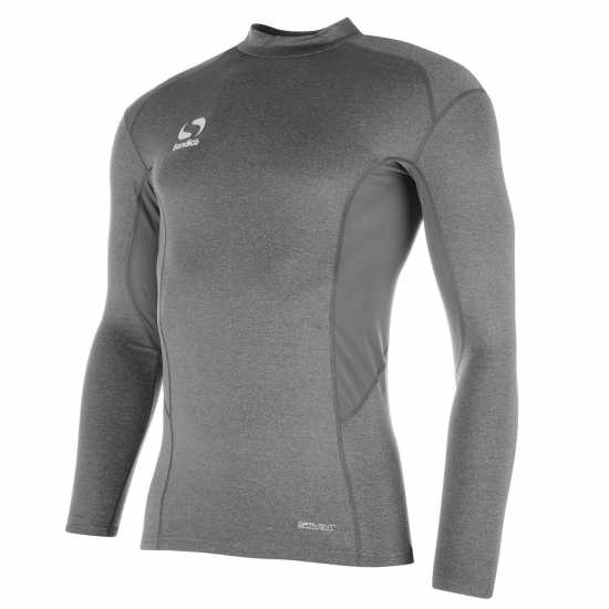 Детски основен слой дрехи Sondico Основен Слой Полуполо Mock Neck Baselayer Juniors Сиво Sondico Основен Слой Полуполо Mock Neck Baselayer Juniors Сиво Детски основен слой дрехи