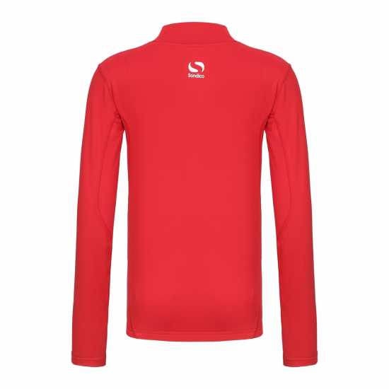 Sondico Основен Слой Полуполо Mock Neck Baselayer Juniors Червено Детски основен слой дрехи