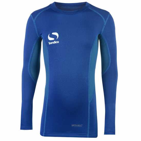 Sondico Основен Слой Полуполо Mock Neck Baselayer Juniors Морска синьо Детски основен слой дрехи