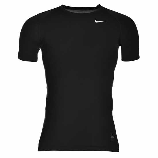 Nike Pro Men's Tight Fit Short-Sleeve Top Черно Nike Pro Men's Tight Fit Short-Sleeve Top Черно