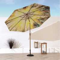 3M Forest Print Parasol With Crank And Tilt