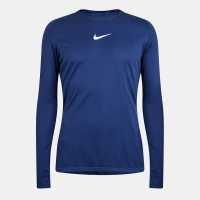 Nike Men's Baselayer Top Navy/White 
