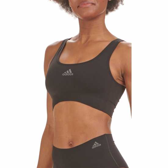 Adidas Sport Active Seamless Micro Stretch Scoop Lounge Bra Черно Adidas Sport Active Seamless Micro Stretch Scoop Lounge Bra Черно
