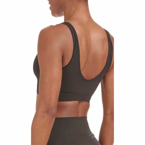 Adidas Sport Active Seamless Micro Stretch Scoop Lounge Bra Черно Adidas Sport Active Seamless Micro Stretch Scoop Lounge Bra Черно
