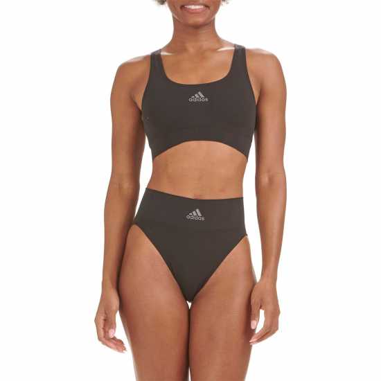 Adidas Sport Active Seamless Micro Stretch Scoop Lounge Bra Черно Adidas Sport Active Seamless Micro Stretch Scoop Lounge Bra Черно