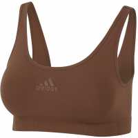 Adidas Sport Active Seamless Micro Stretch Scoop Lounge Bra Отпечена Мока 