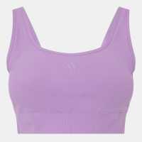 Adidas Sport Active Seamless Micro Stretch Scoop Lounge Bra Блаженство Лилак 