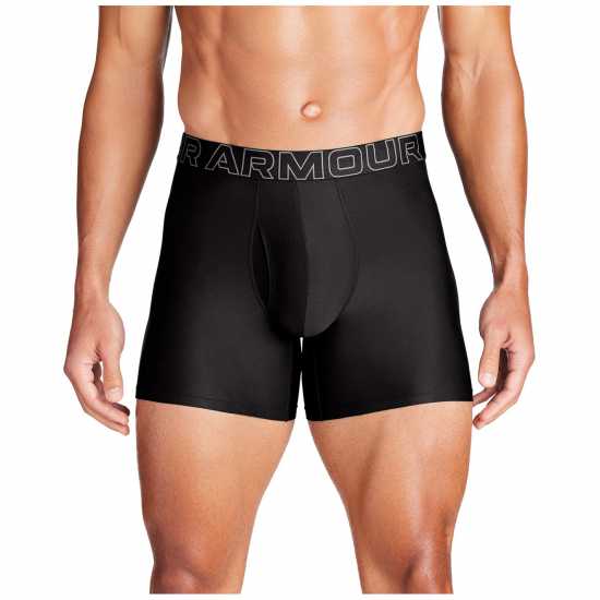 Мъжко бельо Under Armour Performance Tech™ 6 Inch 3 Pack Mens Черно Under Armour Performance Tech™ 6 Inch 3 Pack Mens Черно Мъжко бельо