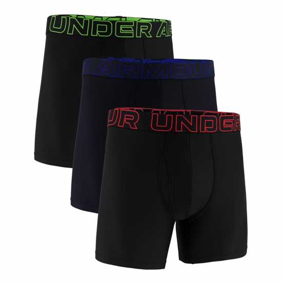 Мъжко бельо Under Armour Performance Tech™ 6 Inch 3 Pack Mens Black Under Armour Performance Tech™ 6 Inch 3 Pack Mens Black Мъжко бельо