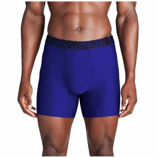 Мъжко бельо Under Armour Performance Tech™ 6 Inch 3 Pack Mens Royal/Steel/Nvy Under Armour Performance Tech™ 6 Inch 3 Pack Mens Royal/Steel/Nvy Мъжко бельо