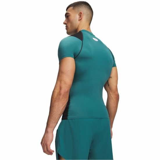 Under Armour Men's Baselayer Top Green/Black 