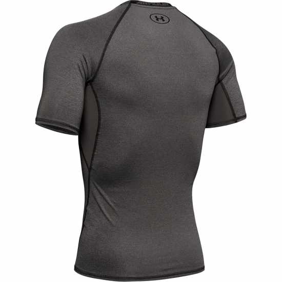 Under Armour Мъжка Тениска Heatgear Core T Shirt Mens Carbon Heather Мъжки ризи