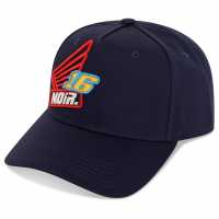Societe Noir Cap Морска синьо/червено Шапки с козирка