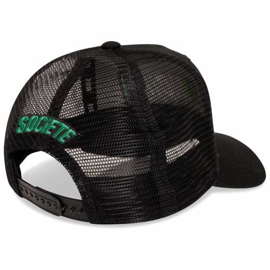 Societe Noir Mesh Cap Черно/Зелено Шапки с козирка
