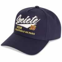 Societe Noir Trucker Cap Морско синьо/Бяло Шапки с козирка