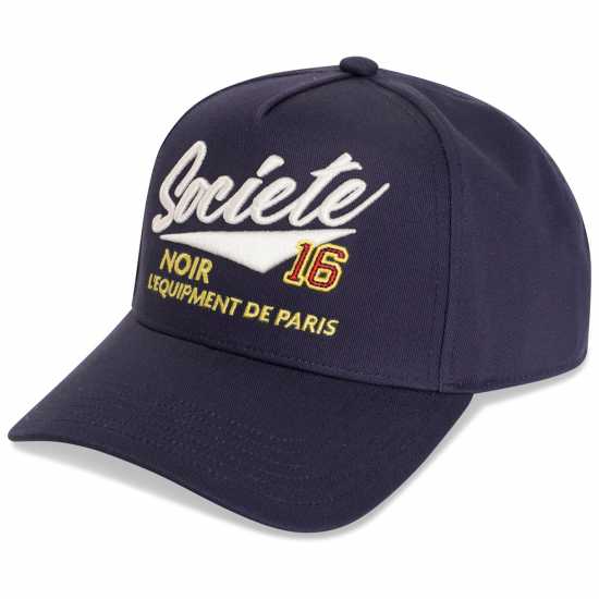 Societe Noir Trucker Cap Морско синьо/Бяло Шапки с козирка