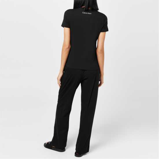 Calvin Klein Crew Neck Black Дамски пижами