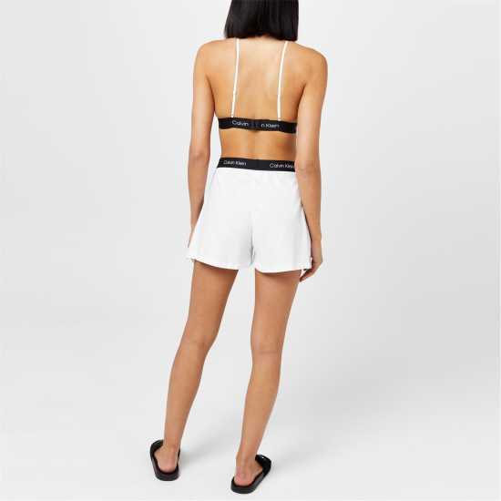 Calvin Klein Lounge Shorts White Дамски пижами