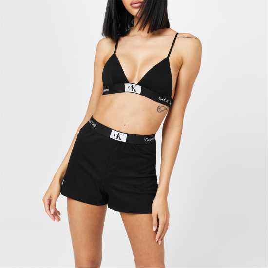 Calvin Klein Lounge Shorts Black Дамски пижами