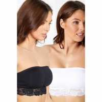Pack Lace Bandeau Bra  