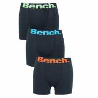 Pack Of 3 Colourband Black Trunks  Мъжко бельо