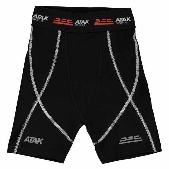 Atak Детски Шорти Gaa Compression Shorts Junior Black - Детски основен слой дрехи