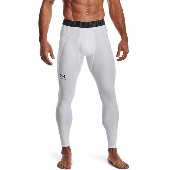 Under Armour Armour Heatgear® Leggings Men's White/Black 