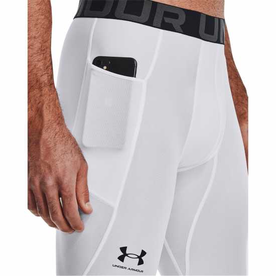 Under Armour Armour Heatgear® Leggings Men's White/Black 