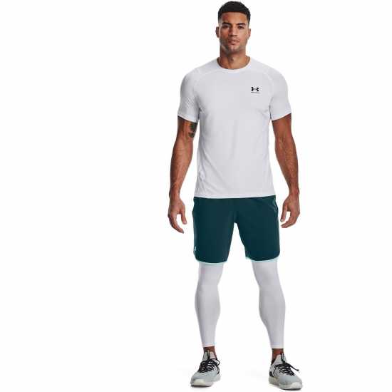 Under Armour Armour Heatgear® Leggings Men's White/Black 