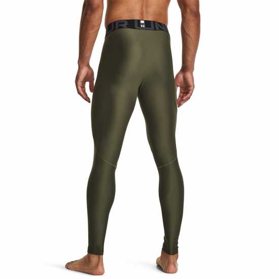 Under Armour Мъжки Клин Heatgear Core Tights Mens Marine OD Green Мъжки долни дрехи