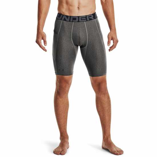 Under Armour Heatgear® Pocket Long Shorts Men's Carbon Heather Under Armour Heatgear® Pocket Long Shorts Men's Carbon Heather