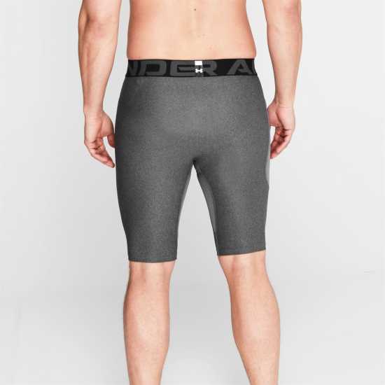Under Armour Мъжки Шорти Heatgear® Pocket Long Shorts Mens Carbon Heather Мъжки долни дрехи