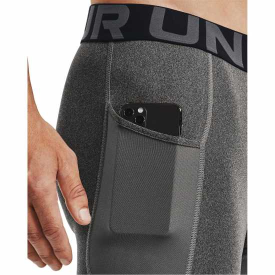 Under Armour Heatgear® Pocket Long Shorts Men's Carbon Heather Under Armour Heatgear® Pocket Long Shorts Men's Carbon Heather