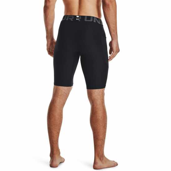 Under Armour Мъжки Шорти Heatgear® Pocket Long Shorts Mens Black - Мъжки долни дрехи
