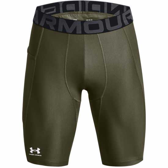 Under Armour Мъжки Шорти Heatgear® Pocket Long Shorts Mens Морско ОД Зелено Мъжки долни дрехи